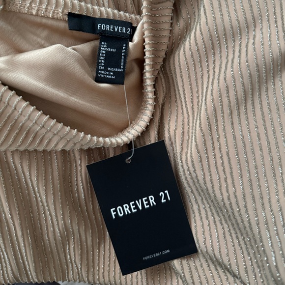 Tan Ribbed Dress - Picture 3 of 4